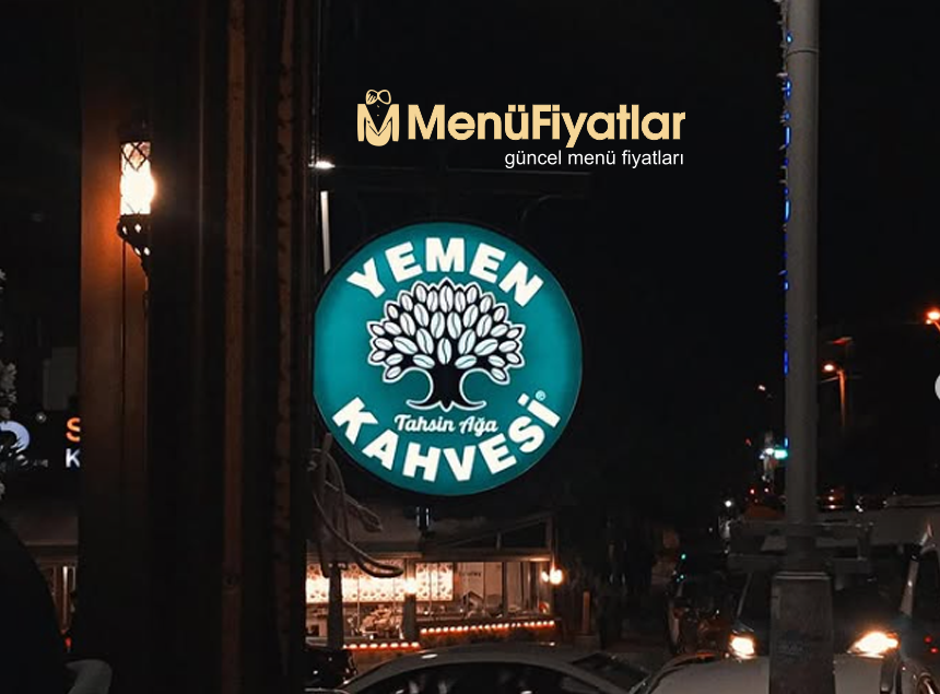 Yemen Kahvesi Menü Fiyatları