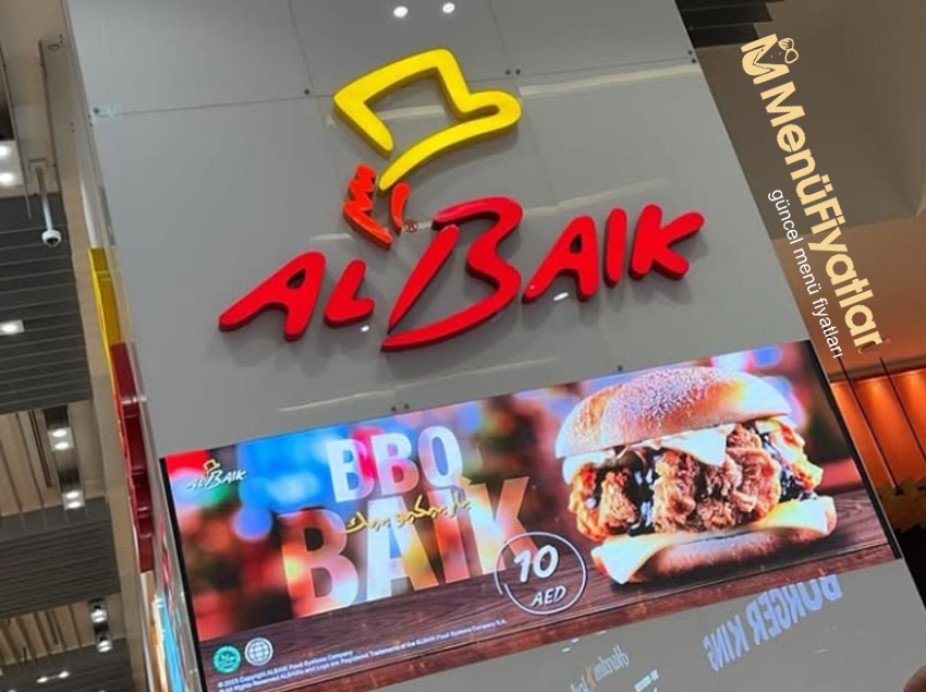 Albaik Menü Fiyatları