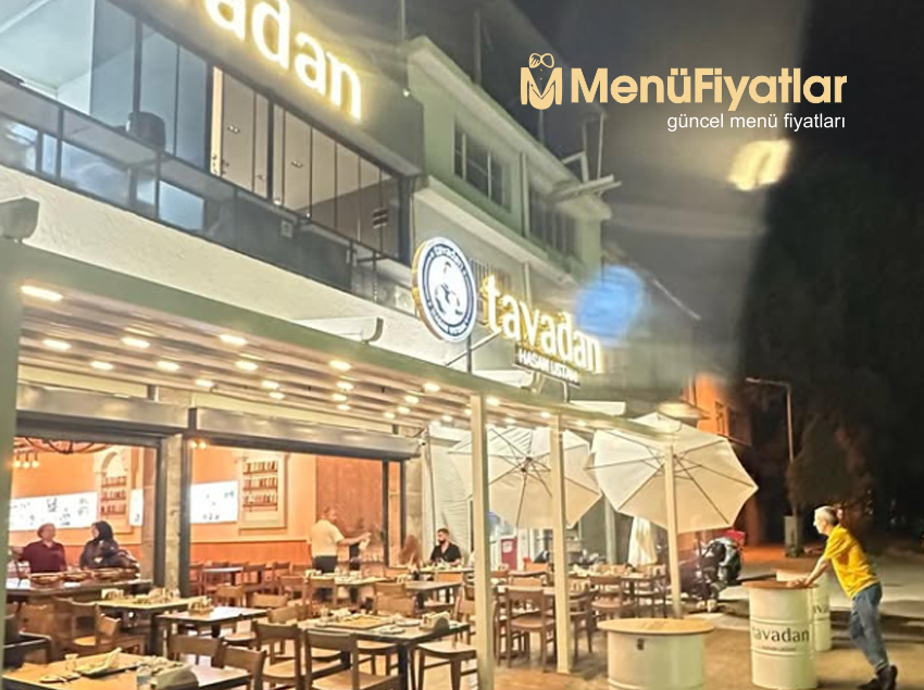Tavadan Menü Fiyatları