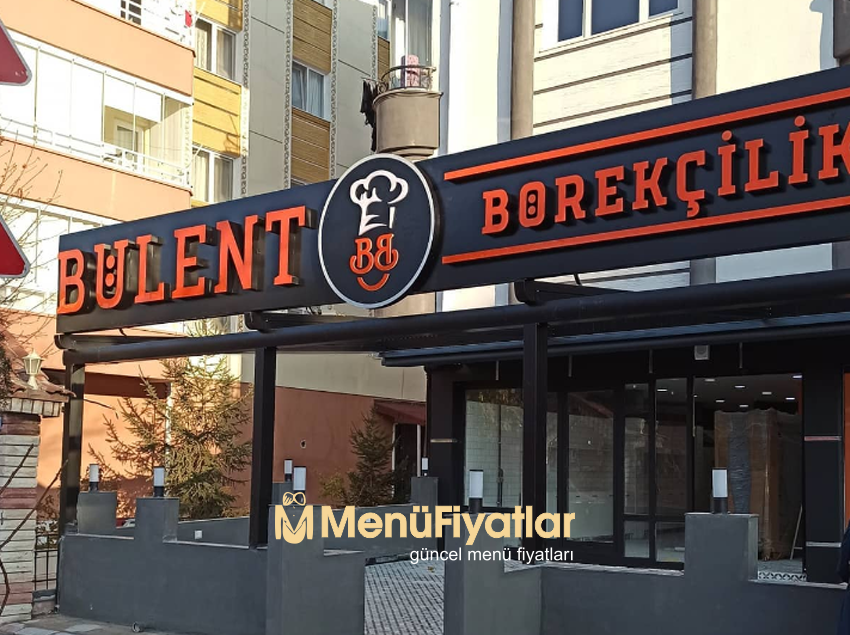 Bülent Börek Menü Fiyatları